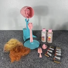 Vintage 1964 Barbie Color 'N Curl PlaySet Accessories Comb Rollers Dryer Wigs