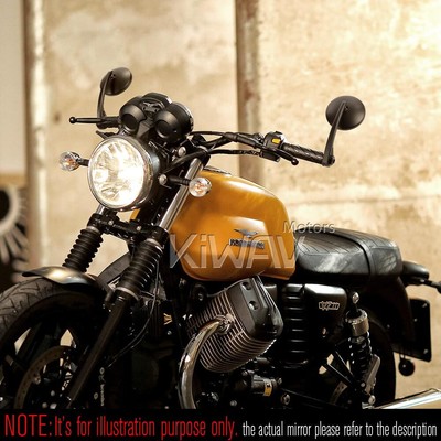Motorcycle Bar End Mirrors For Moto Guzzi V9 Roamer/bobber/v85 Tt