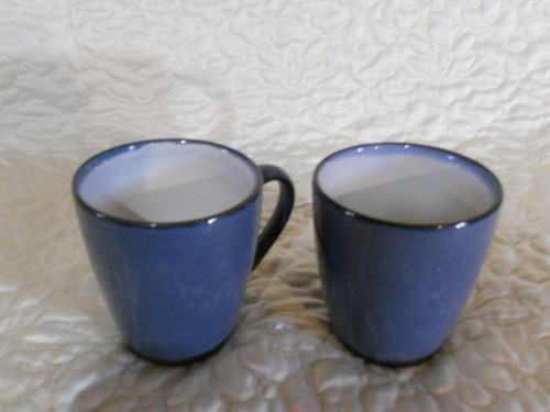 Pair of Sango Nova Eggplant Stoneware 10oz Coffee/Tea Mugs Cups - Picture 2 of 6