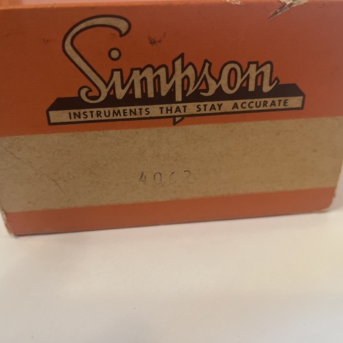Simpson 4062 Ohm Meter NOS - Picture 4 of 7