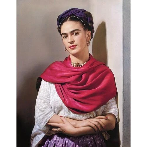Mexican Rebozo Frida Kahlo Red Shawl Scarf Vintage Hand Woven Long Fringe  Mexico | eBay