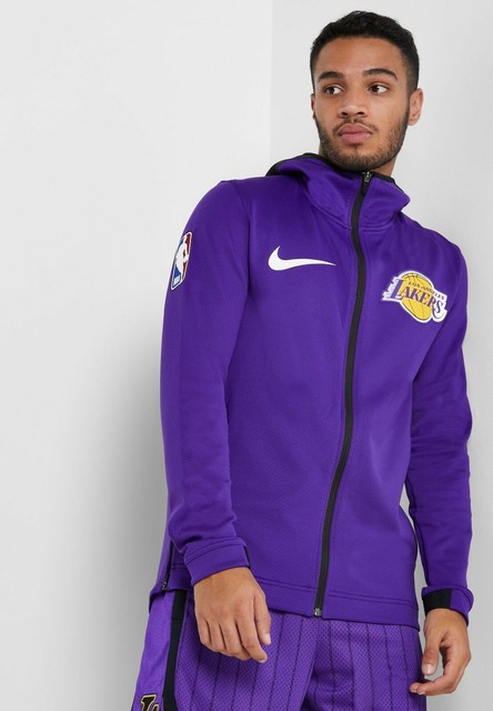 los angeles lakers nike therma flex showtime pants