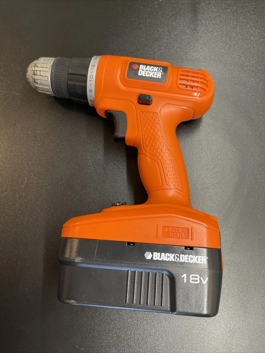 Black & Decker GC1800 Type 2 10mm 18V Cordless Drill With Battery