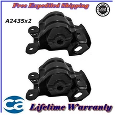 A2435 Motor Mount 2Pcs Set For Chevrolet, Pontiac 80/05 2.8L, 3.1L, 3.4L, 3.8L