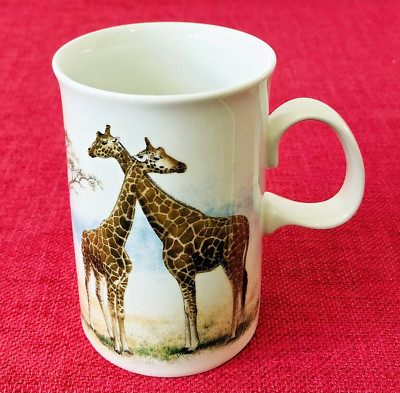Dunoon Safari Giraffe Design by Richard Partis Steingut Becher