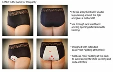 3xWomens Girls Period Panties Leak-Proof Cotton Briefs Menstrual LACE Underwear