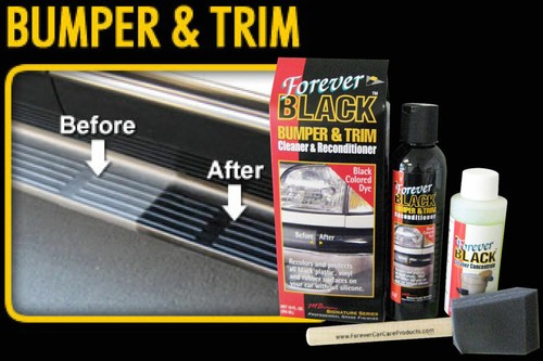 Forever Black Bumper & Trim Dye Kit NEW VERSION WITH LARGER BOTTLE - Afbeelding 1 van 1