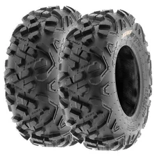 Set of 2, 22x7-10 22x7x10 Quad ATV UTV All Trail AT 6 Ply Tires A051 by SunF