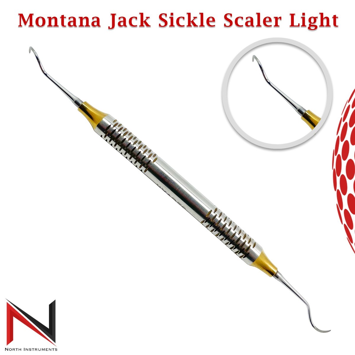 Montana Jack Scaler / Jacquette Dental Instrument By Crest Surgico – Brand New