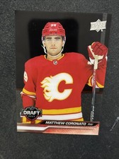 23-24 UD Extended Series Hockey RC Draft Clear Cut Parallel 741 Matthew Coronato