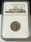 1913 5C Type 2 Buffalo Nickel ~ NGC MS65