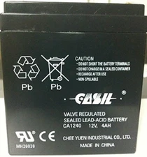 Casil Genuine CA1240 12V 4Ah SLA Alarm Battery (2) Year Warranty