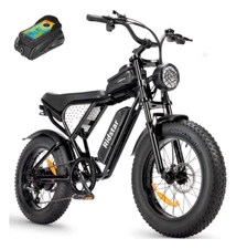 Ridstar 20” Fat Tire E-Bike For Adults 1200W 30MPH Mountain Bike 48v 7Spsed