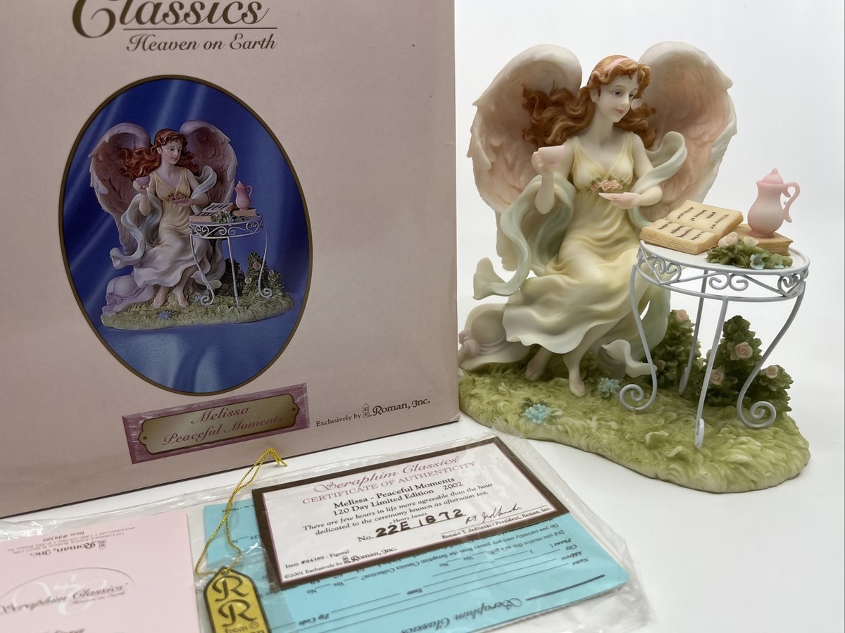 2001 Seraphim Classics Melissa Peaceful Moments Angel Tea Reading