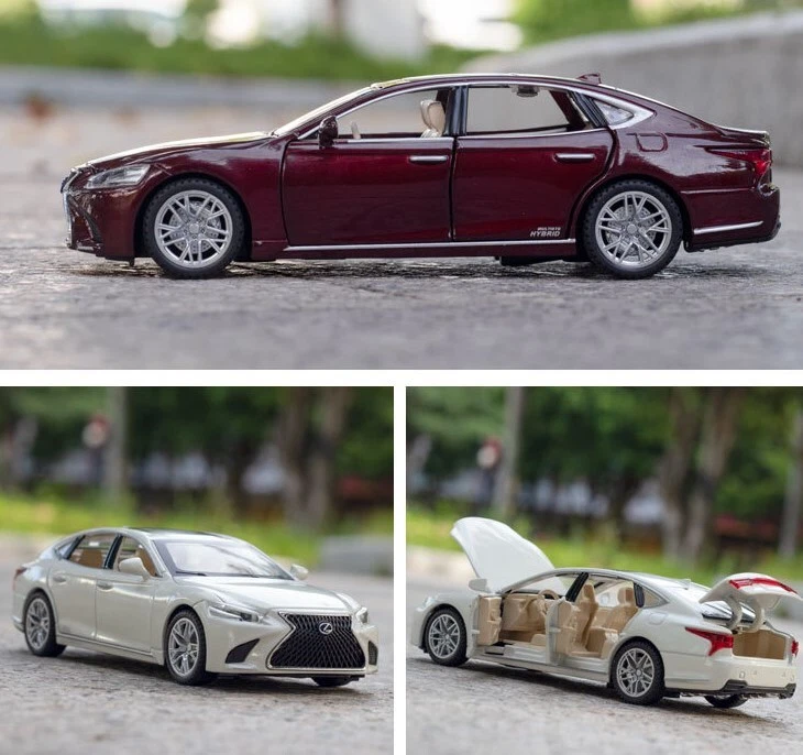 1:32 LEXUS LS500H Alloy Car Model Sound Light Diecast Car Model Toy Gift HOT - Image 4 of 4