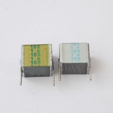  2x SIEMENS MKM CAPACITORS  1UF 10% 100V