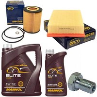 MotoröL Filter Set 5W40 6 Liter + ÖLablassschraube FüR BMW 7Er 728I E38 193 PS