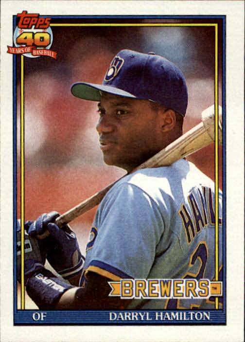1991 Topps #781 Darryl Hamilton - NM