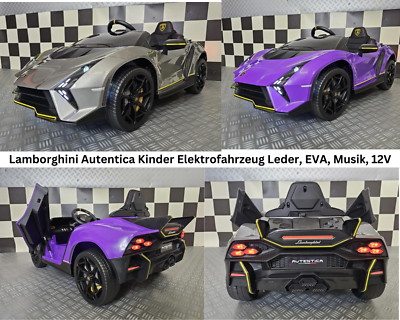 Lamborghini Autentica 12V   Ledersitz, Musik, EVA Reifen mit Fernbedienung, USB