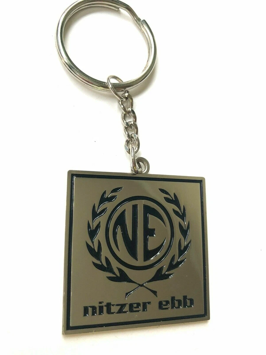 Nitzer Ebb Keychain Keyring Key Ring Rare Tour Merch HTF OOP NWT