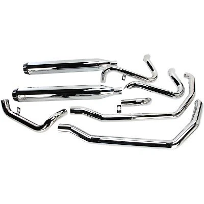 Escape Bassani True Dual Down Under System Cromo Lata Recta Touring 09-16 Foto 3 de 3