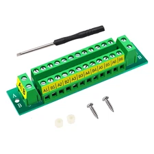 16 Amp 2X12 Position Terminal Block Distribution Module Power Distribution Board
