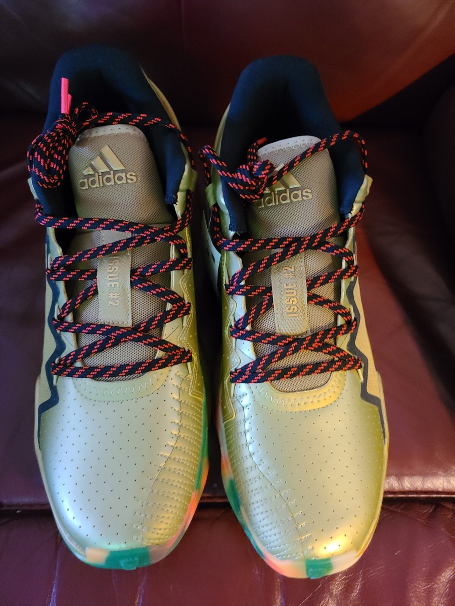 NEW ADIDAS D.O.N ISSUE #2 GUMMY BEARS METALLIC GOLD FV89638 11