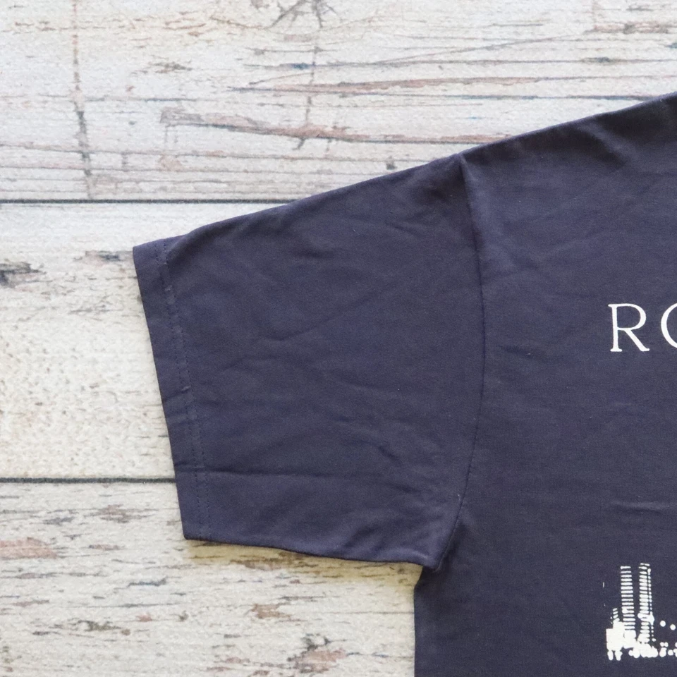 Vintage Roxy Music Band Tshirt Size L Blue - Image 4 of 4