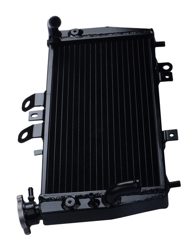 1 Row Aluminum Radiator Intercooler For Triumph Speed Triple 955i 2002 2003 BK - Picture 6 of 8