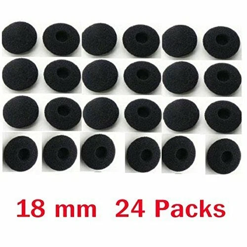 24 Pack Foam Earbud Earpad Pad Replacement Sponge Covers Apple
