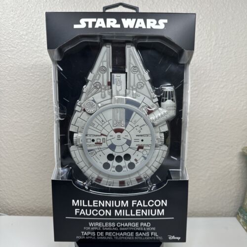 Star Wars Millennium Falcon Fast Wireless Charger w/ Included AC Adapter BNIB - Picture 1 of 10