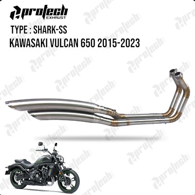 Auspuffrohr für Kawasaki VULCAN 650 Komplettanlage