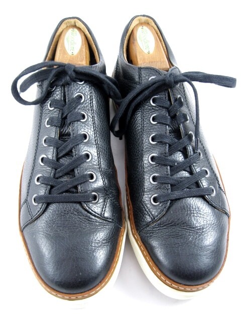SAOLA Sneakers Allen Edmonds "PORTER" Derby casual in pelle 9 D NERE *USATE UNA VOLTA (554N)