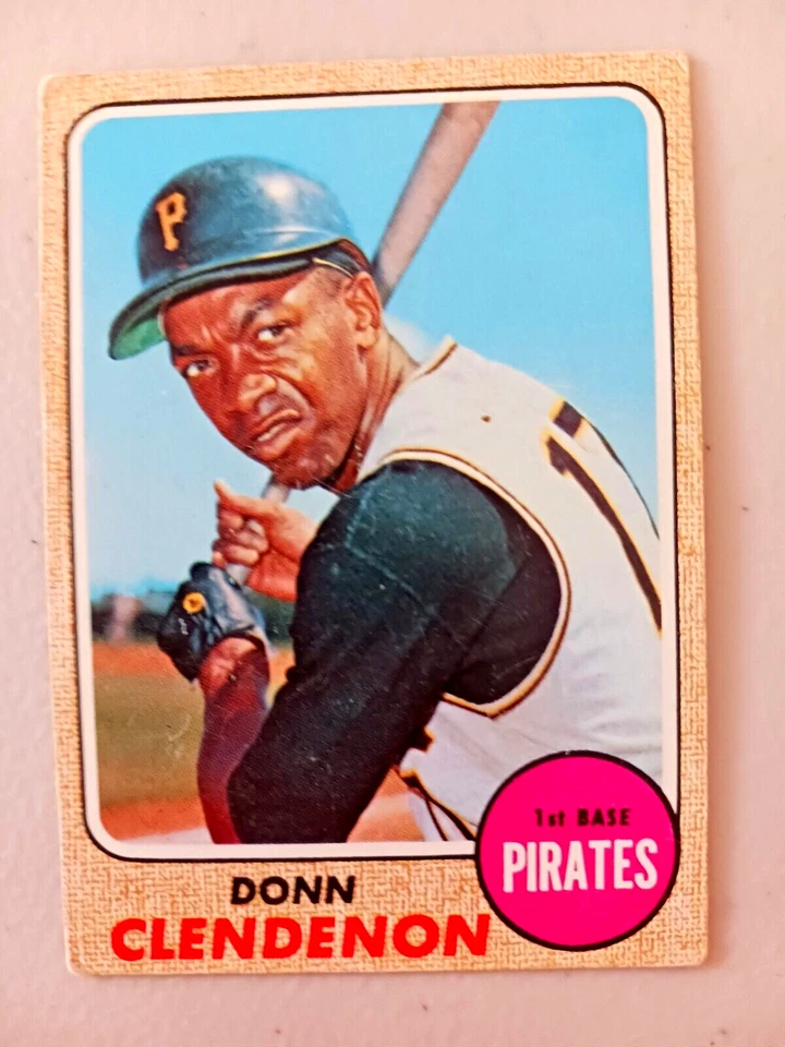 Lote de 9 1968 Topps Pittsburgh Piratas béisbol vintage. MATTY ALOU, GENE ALLEY Foto 4 de 4