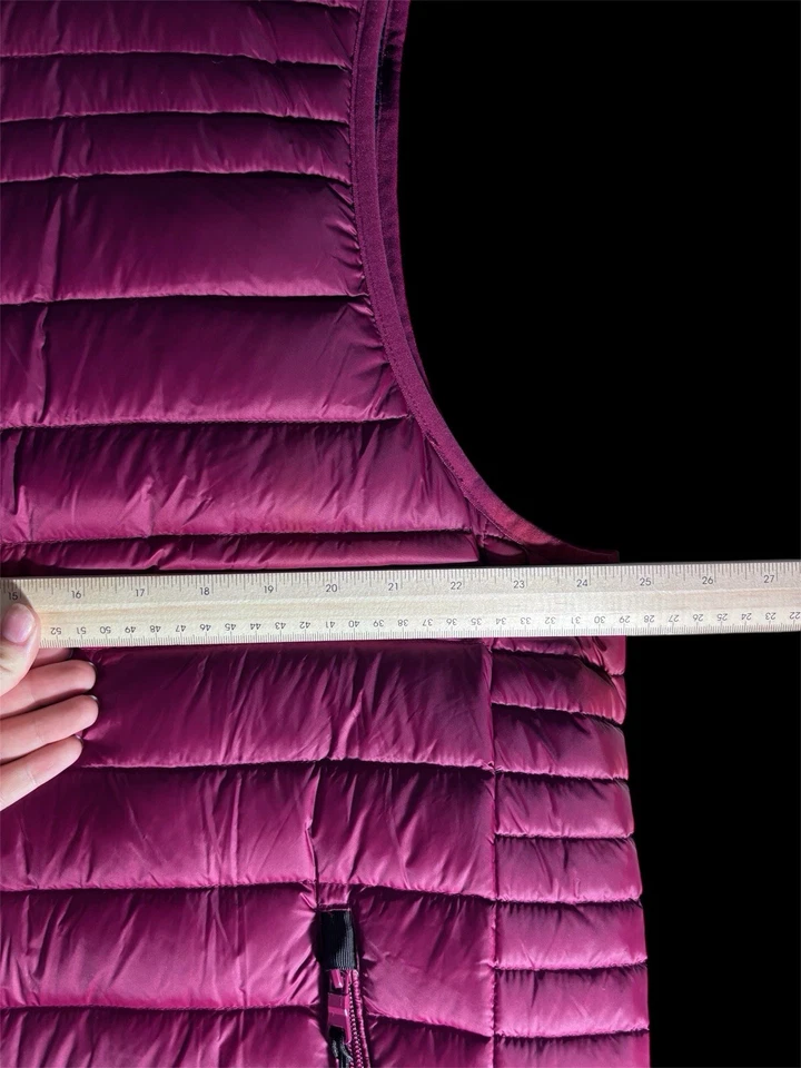 Solaris XL Natural Down Puffer Vest Red Full Zips NWT and Holder Men’s - Image 4 of 4