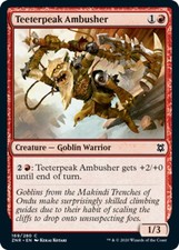 x4 Teeterpeak Ambusher - Zendikar Rising - NM - MTG