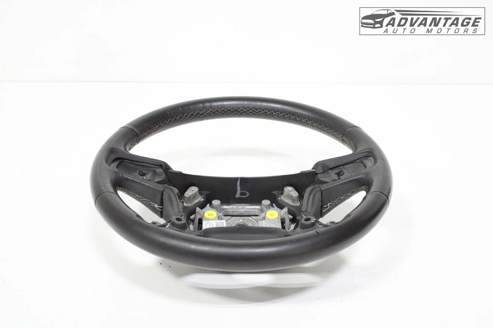 2015-2020 GMC YUKON FRONT LEFT DRIVER SIDE STEERING WHEEL 4 SPOKE JET BLACK OEM - Image 2 of 4