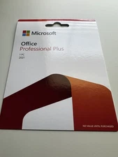 Office Pro Plus 2021 1 PC Lifetime Product Caed Genuine 1 User