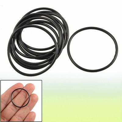 10 Pcs Black Rubber Oil Seal O Ring Gasket Washers 30mm x 27mm x 1.5mm  KD #lk