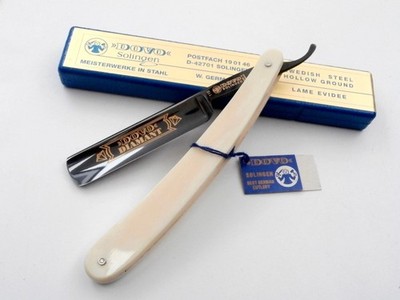 DOVO Rasiermesser SOLINGEN 5/8'' Oxydiert, DIAMANT BLACK Straight Razor 5/8 RARE!