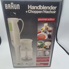 Braun Hand Blender + Chopper Gourmet Edition MR 380 Sealed New In Box