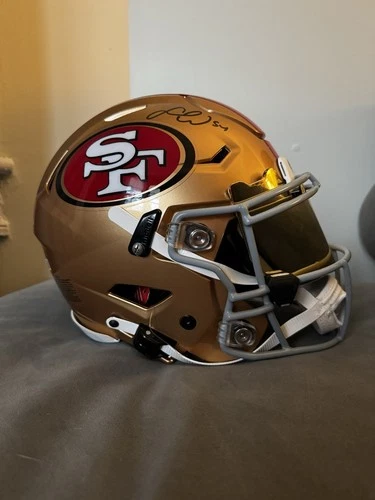 San Francisco 49ers Fred Warner Signed SPEEDFLEX Helmet Authentic