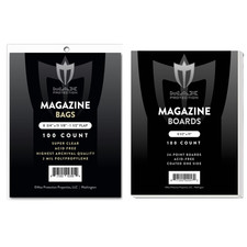 200 Max Protection Magazine Bags and Boards - Acid Free, Archival Safe Storage