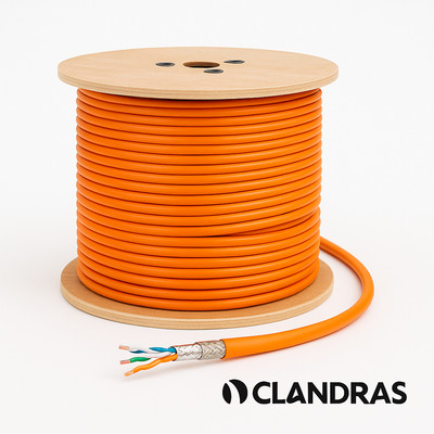 Cat7 Verlegekabel S/FTP (PiMF) 23AWG Vollkupfer LSZH Dca 5 500m 10G 1000MHz
