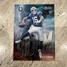 Panini 2025 Absolute By Storm Rookie Riley Leonard Colts #14 Football Card