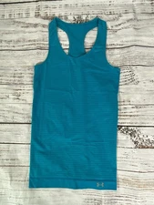 Under Armour Tank Top Women’s XS Blue  Striped Racerback Active Wear