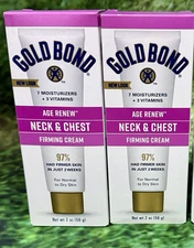 (2)Age Renew Neck & Chest Firming Cream,2oz -Clinically Tested for Youthful Skin