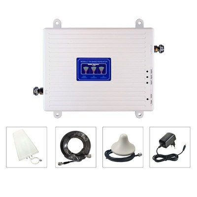 Mobile Triband 900/1800/2100 Signal Repeater GSM/LTE/WCDMA Signal Amplifier 1pc