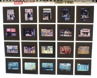 Vintage NY Candy Stores USA Lot of 20 NY 35mm Slides  Vue-all Slide Saver