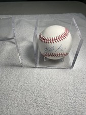 Ronald Acuna Sr. Autographed OML Rawlings Baseball - JSA COA - Senior not Junior